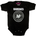 RAMONES 官方原版婴儿爬服 Logo (12-18个月）
